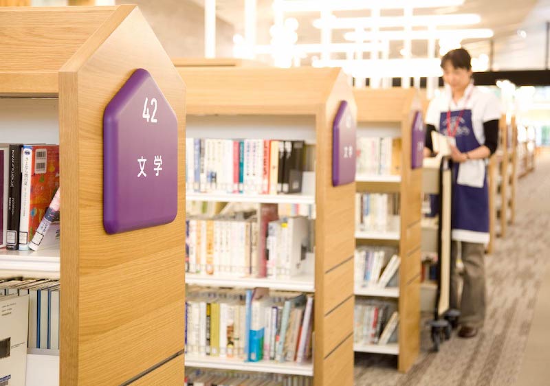 圣龙町立图书馆标识导视系统设计6