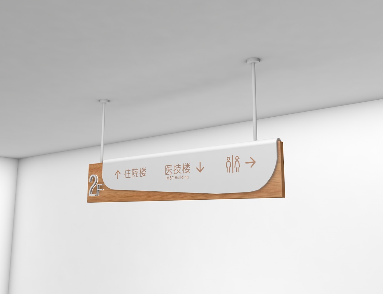 医院导视牌吊牌指示牌